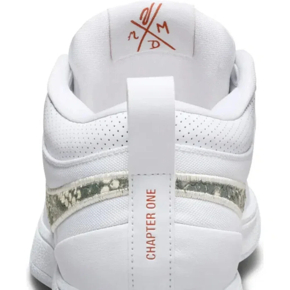 Nike Book 1 FJ4249-101 Sneakers Men's White Lace-Up Lifestyle Shoes TF5623